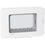 Placca IP55 3m white - 28603W - Bticino MatixGO