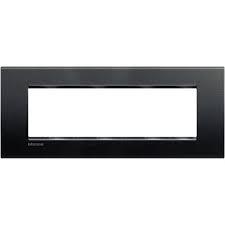 Placca 7P antracite - LNA4807AR - Bticino Living Light